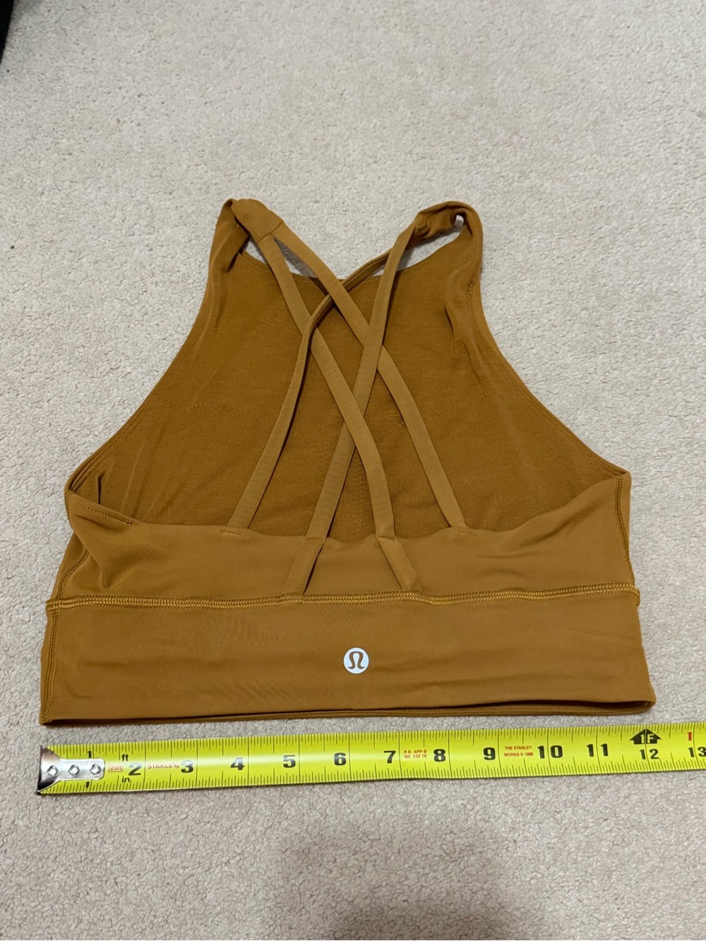 Lululemon athletica energy bra high neck long line size 6 euc - Picture 4 of 5